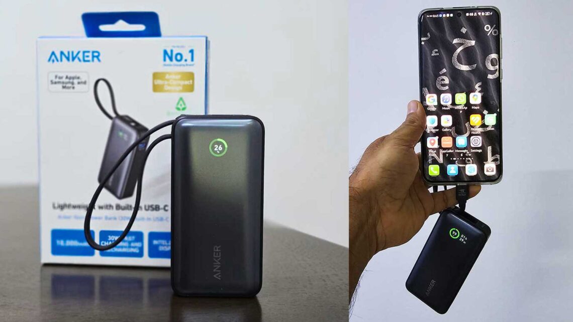 Anker-Nano-Power-Bank-10,000mAh-Portable-Charger-with-Built-In-USB-C-Cable