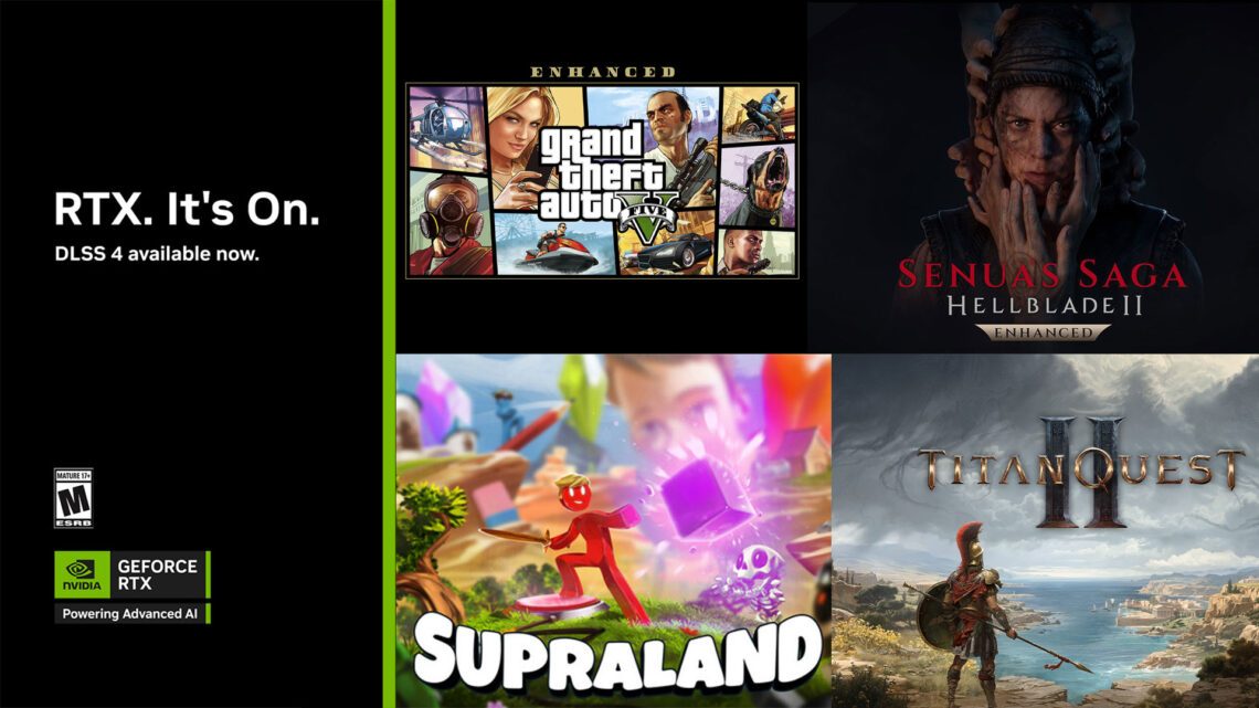 NVIDIA-DLSS-4-Enhances-GTA-V,-Hellblade-II,-Titan-Quest-II,-and-Supraworld-with-Massive-Performance-Boosts